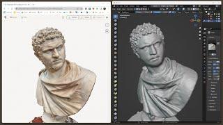 Videoguida - Importa Modello Fotogrammetria Polycam in Blender, Correzione Errori Mesh per Stampa 3D