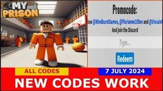 *NEW CODES* [Basketball] My Prison ROBLOX | ALL CODES | JULY 7, 2024