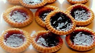 Christmas JAM TARTS How to make recipe | Homemade pastry