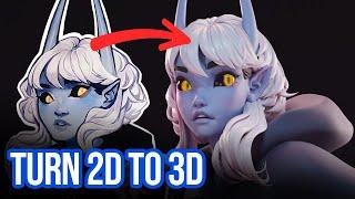 How I create stylized 3D characters in Blender & Zbrush