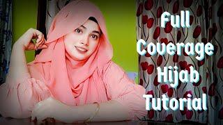 Hijab Tutorial full coverage  (most requested) || হিজাব পড়ার নিয়ম @EverydayLifestyleByTania