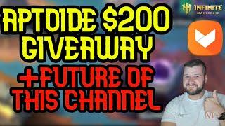 Future Of This Channel + Aptoide $200 Giveaway Using Code CARZAK - Infinite Magicraid