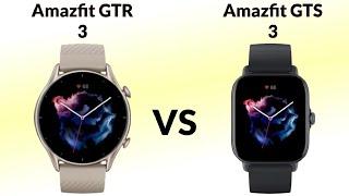 Amazfit GTR 3 vs Amazfit GTS 3