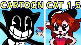 Friday Night Funkin' VS Cartoon Cat 1.5 FULL WEEK + Cutscenes (FNF Mod/HARD) (Old Cartoon Style)