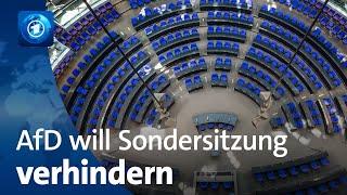 Einberufung des alten Bundestages: AfD reicht Klage ein