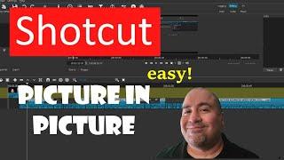 Shotcut Tutorial 2024 - How to use picture in picture in Shotcut video editor (shotcut tutorial 3)
