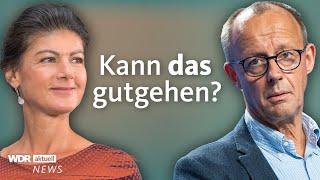 Sahra Wagenknecht contra Friedrich Merz: Können CDU und BSW koalieren?| WDR Aktuelle Stunde