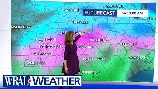 First RDU snow in 1000 days: Power Outages, Snow & Ice Forecast