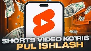 YouTube Shorts video ko’rib 35$ ishlash. Internetda pul ishlash 2023