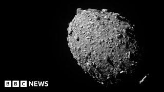 Nasa Dart spacecraft successfully smashes into asteroid - BBC News