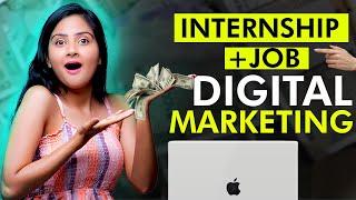 Get Digital Marketing Internship with Job |  How to get internship in 2024