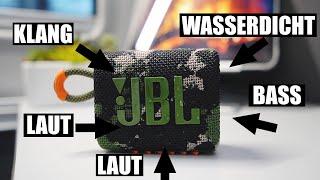 Klein Wasserdicht und laut Bluetooth Lautsprecher  JBL GO 3 kleine Bluetooth Box unter 50€