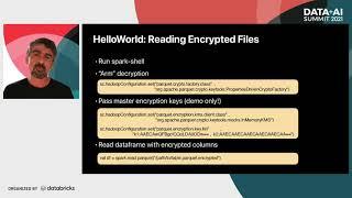 Data Security at Scale through Spark and Parquet Encryption