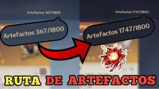 Ruta de Farmeo de Artefactos Genshin Impact