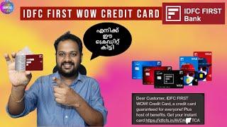 പുതിയ കാർഡ്? IDFC FIRST WOW CREDIT CARD - കിടിലൻ OFFERS - SECURED CREDIT CARDS - HOW TO APPLY ?
