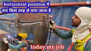 2G position पाइप ज्वाइंट में रूट किस तरह से मारा जाता है/horizontal position tig welding