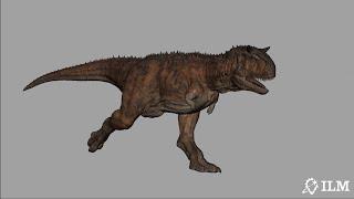 Jurassic World Fallen Kingdom Carnotaurus behind the scenes vfx work and concept art