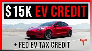 Get $15,000 in California State EV Incentives for Tesla Model 3