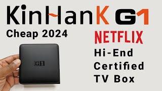 KinHank G1 Amlogic S905X4 J Google Certified Dolby Vision TV Box