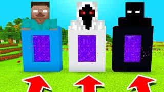 Minecraft PE : DO NOT CHOOSE THE WRONG PORTAL! (Herobrine, Entity 303 & Null)