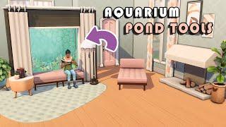 The Sims 4 Pond Tools Ideas |  Aquarium Build Tutorial #shorts #short