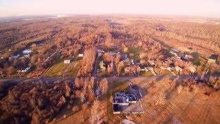 Flying my yuneec q500 4k next to radio towers 400' high [EDIT]