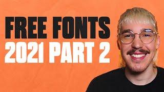Best FREE FONTS For Graphic Designers Pt.2 [2021]