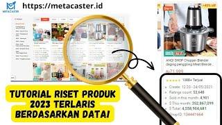 TUTORIAL RISET PRODUK SHOPEE 2023 DENGAN TOOLS GRATISAN, COCOK UNTUK JUALAN FACEBOOK MARKETPLACE