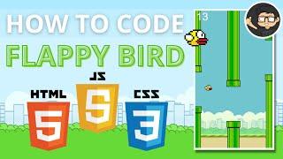Create Flappy Bird clone in Javascript HTML CSS