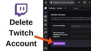 How to Delete Twitch Account on Android/IOS