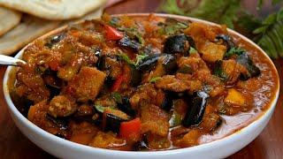 طبخ وصفة باذنجان سهلة ولذيذة طعمها فاق توقعاتي  Cooking an easy and tasty eggplant recipe