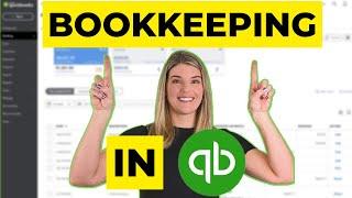 How to do a full month of bookkeeping in QBO {full tutorial}