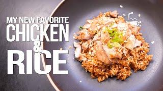 MY NEW FAVORITE CHICKEN & RICE RECIPE (SO EASY / SO DELICIOUS!) | SAM THE COOKING GUY