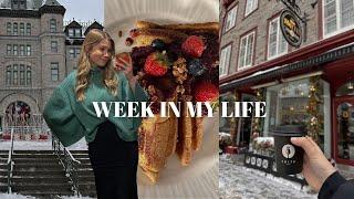 WORK WEEK VLOG: travelling for work, exploring Quebec City & change of plans