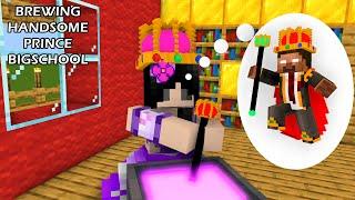 Monster School: BREWING HANDSOME PRINCE (GIRL LOVE BOY) - Minecraft BigSchool Animation