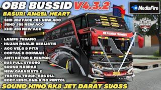 NEW ROMBAK CUY UPDATE OBB BUSSID V4.3.2 SOUND HINO RK8 JET DARAT SUOSS | GRAFIK HD