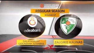 Highlights: Galatasaray Odeabank Istanbul - Zalgiris Kaunas