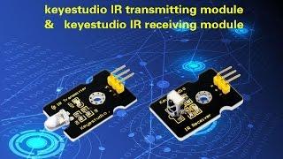 ks0026 & 27 keyestudio IR transmitting and IR receiving modules