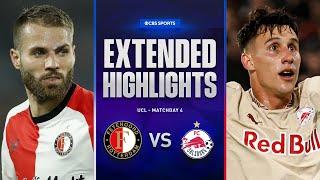 Feyenoord vs. Salzburg: Extended Highlights | UCL League Phase MD 4 | CBS Sports Golazo