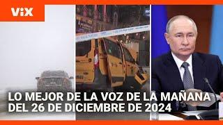 Lo mejor de Noticias Univision de la mañana | jueves 26 de diciembre de 2024