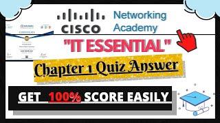 IT Essential Chapter 1 Quiz Answer | Chapter 1 IT Essential | CISCO | Electric Abhi | iamsaurabh9876