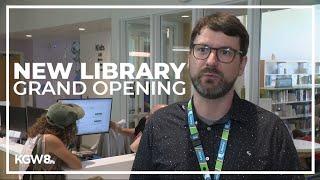 Grand opening of brand-new Southeast Portland Holgate library