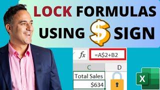 How to Lock a Formula in Microsoft Excel Using $ Sign