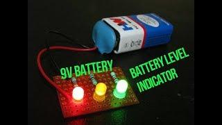 HOW TO MAKE 9V BATTERY LEVEL INDICATOR