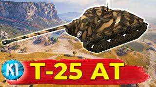 Т25 АТ. Обзор ПТ-САУ. Как играть на Т25 АТ в WoT.  ПТ США в  WORLD OF TANKS