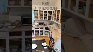 DIY painting kitchen cabinets | updating 23 years old kitchen!