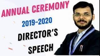 DIRECTOR'S SPEECH || ABHISHEK SHRIVASTAV SIR || MISSION ENGINEERING ||