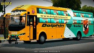 Dolphin Bus Prakash Capella Sleeper bus mod for bussid | bussid New mod | BSI Gaming