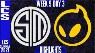 TSM vs DIG Highlights | LCS Summer 2021 W9D3 | Team Solomid vs Dignitas