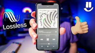 LOSSLESS AUDIO in Apple Music: How to listen on iPhone!